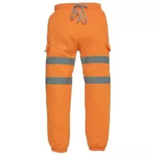 Yoko Adults Unisex Hi Vis Jogging Pants (M) (Hi Vis Orange) - Hi Vis Orange
