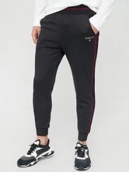 SikSilk Imperial Cuffed Joggers - Black