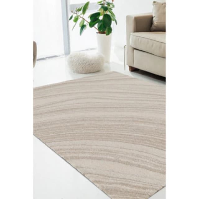 Homemaker Pure Wave Rug Natural Berber Rugs 120x170cm Cream 72031469125