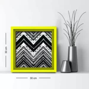 3030AHS-071 Multicolor Decorative Framed MDF Painting