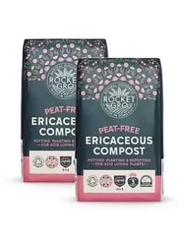 Pair Of Rocket Gro Peat-Free Ericaceous Compost (100L)