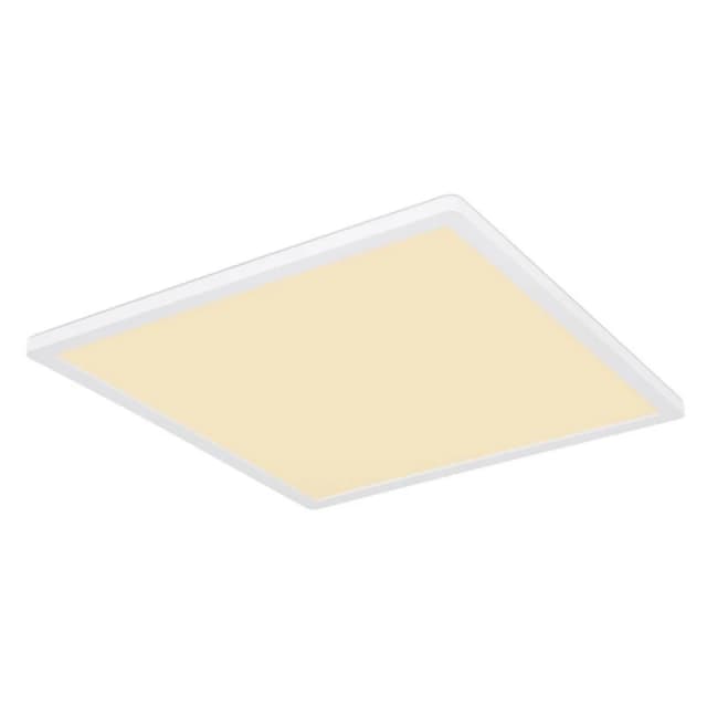 Netlighting Sapana 42cm Square Flush Ceiling Light White IP44 LED 3000K White Unisex