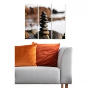 MDF2082937 Multicolor Decorative MDF Painting (3 Pieces)