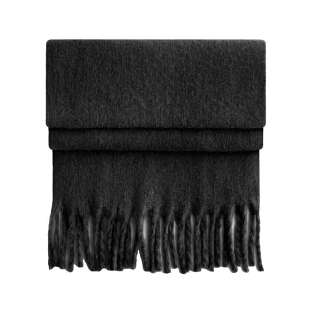 Beechfield Mens Fluffy Scarf in Black Male One Size