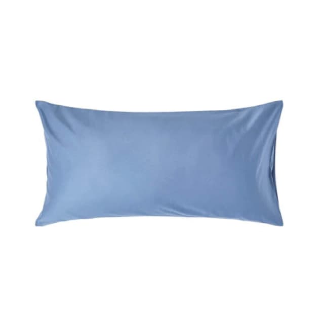 Homescapes Egyptian Cotton Housewife Pillowcase 1000 TC, King Size Blue
