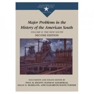 Major Problems in the History of the American South by Thomas Paterson Paperback