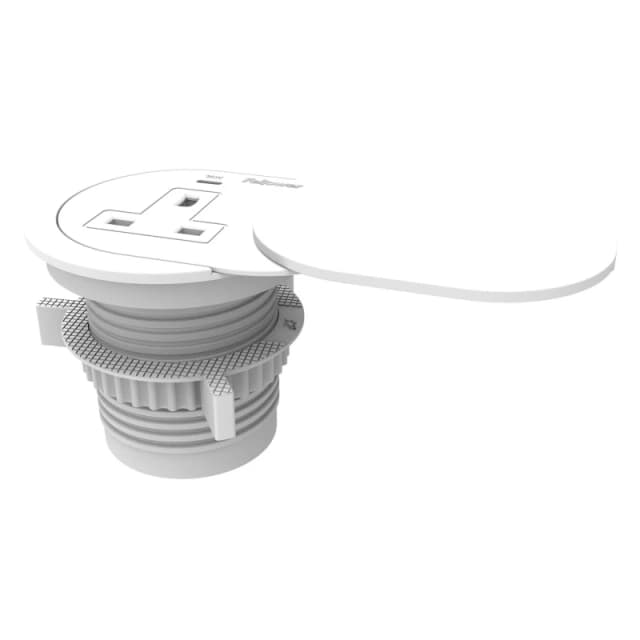 FELLOWES Power Spot Extension Lead with USB 2 m, White 043859806751