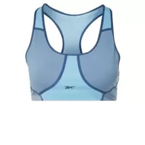 Reebok Lux Racer Colorblocked Padded Bra (Plus Size) Wome - Blue