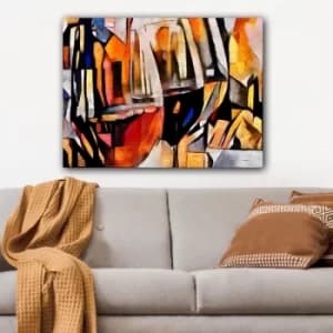 1092172451_70100 Multicolor Decorative Canvas Painting