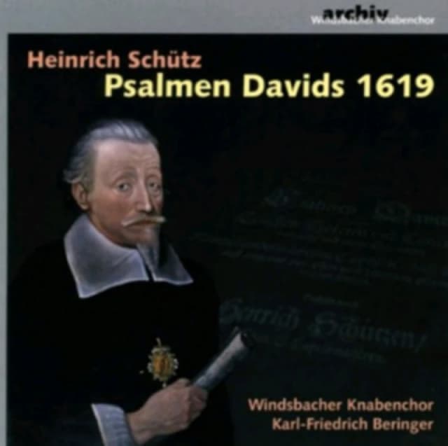 Heinrich Schutz: Psalmen Davids 1619 CD / Album