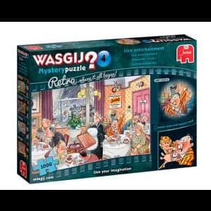 Jumbo Wasgij Retro Mystery 4 - Live Entertainment 1000 piece Jigsaw Puzzle