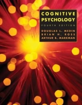 Cognitive Psychology by Douglas Medin Phd Hardback