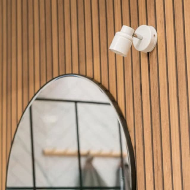 ValueLights ValueLights Benton Single Adjustable Spotlight IP44 Rated Bathroom Wall Light in White White One Size Unisex 5016529263043