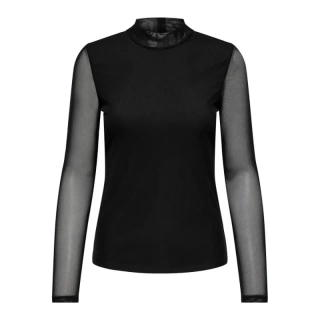Only Womens long sleeve T-Shirt Only Erica Life Noir Female M