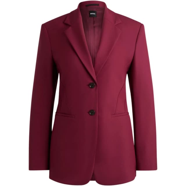 Boss Womens Jizena Formal Jacket Dark Red female 4 (XXS)