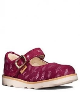 Clarks X Frozen Toddler Crown Frost Shoe - Magenta