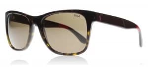 Polo Ralph Lauren PH4106 Sunglasses Shiny Black / Brown 556873 57mm