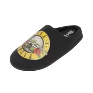 Guns N Roses Mens Band Logo Bullet Slippers (11-12 UK) (Black)