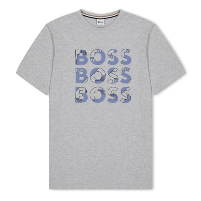 Boss Chest Logo Tee Juniors - Grey Grey 3 - 4 Years