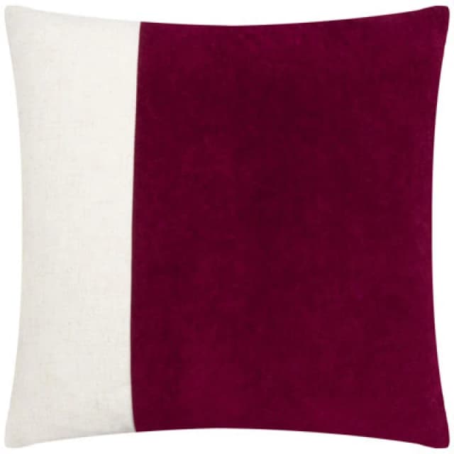 Furn furn. Coba Washed Velvet Polyester Filled Cushion Red