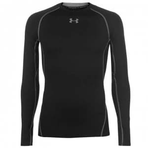 Urban Armor Gear HeatGear Long Sleeve T Shirt Mens - Black