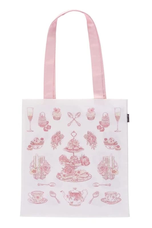 VICTORIA EggS Afternoon Tea Canvas Bag 38 x 43cm Multi unisex