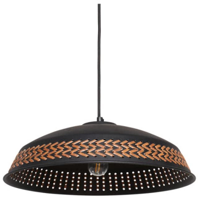 Beliani Pendant Lamp Minillas Metal Black