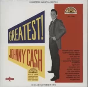 Johnny Cash Greatest! - 180g 2018 UK vinyl LP SUNSLP1240