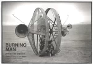 burning man art in the desert