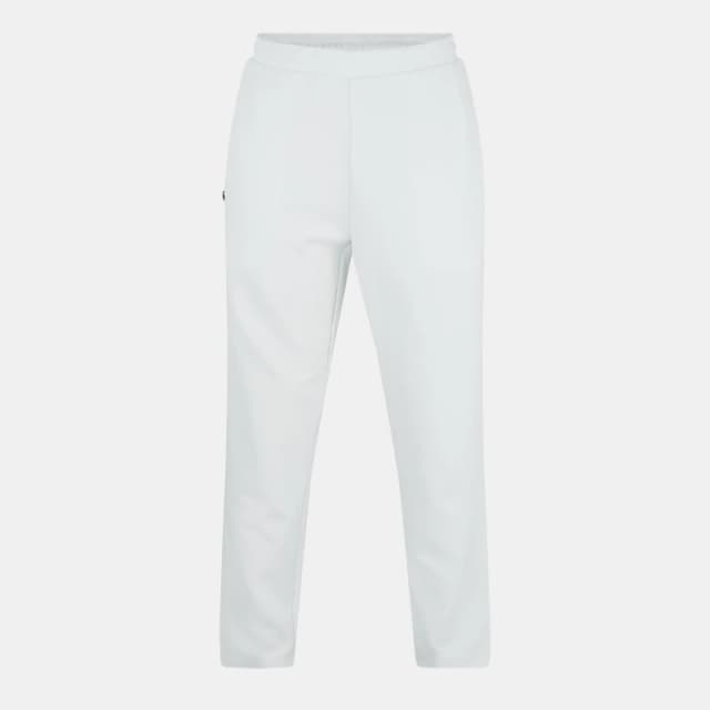 Lacoste Mens Moisture-Wicking Tailored Fit Performance Tracksuit Bottoms White/White male XS