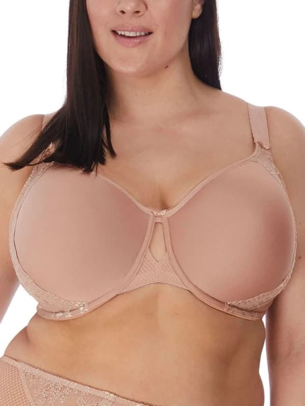 Elomi Womens Charley T-Shirt Spacer Bra in Nude Size: 36FF Nude Female 36FF
