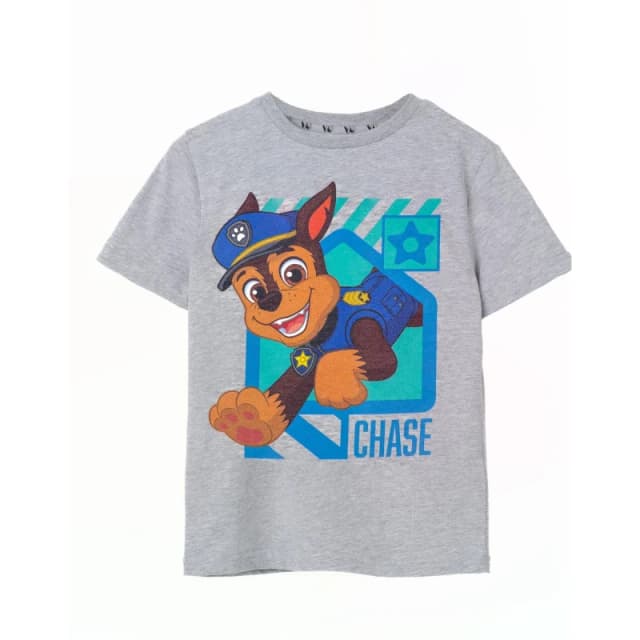 (7-8 Years) Paw Patrol Short Sleeved T-Shirt (Boys Grey)