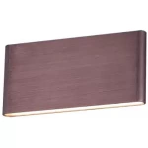 5W LED Up/Down Wall Light, Mocha Finish Warm White (Non-Dimmable)