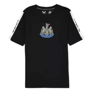 Castore Short Sleeve Newcastle T Shirt Juniors - Black