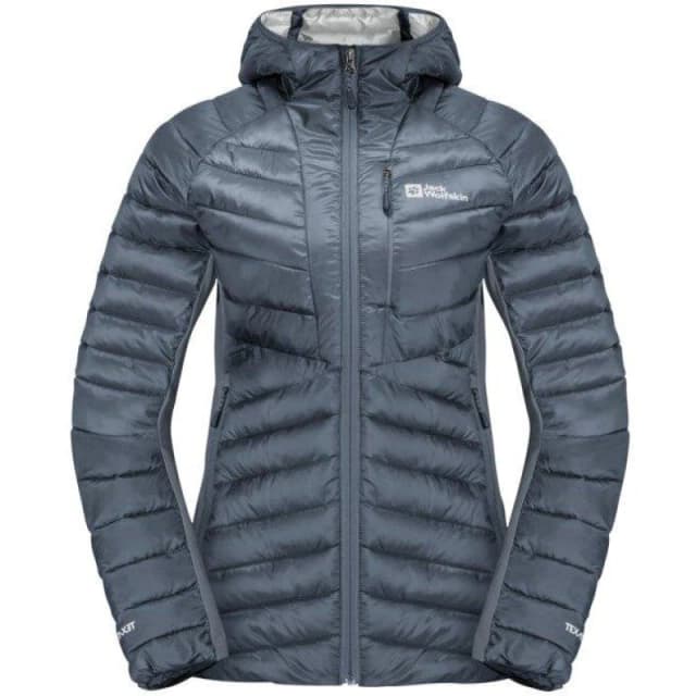 Jack Wolfskin Womens Routeburn Down Jacket Midnight Sky female 10 (S)