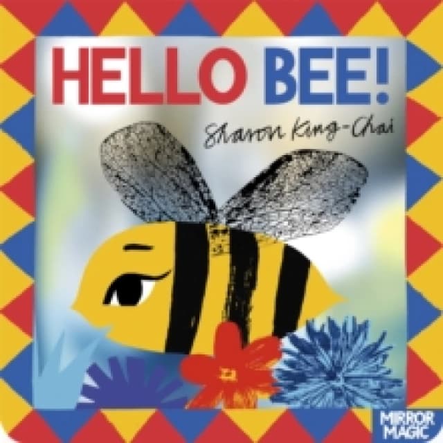 Hello Bee! : A minibeast search-and-find mirror book Board book