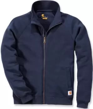 Carhartt Midweight Mock Neck Zip Sweatshirt, blue, Size XL, blue, Size XL