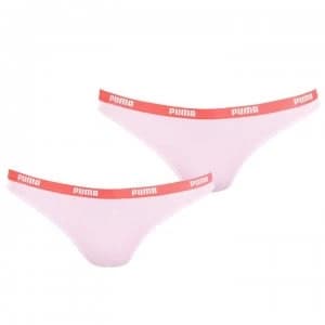 Puma 2 Pack Iconic Briefs - Pink Multi