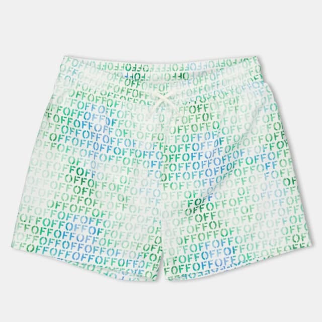 Off White Kids Swim Shorts Multi male 4Y