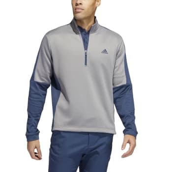 adidas 2022 Colorblock Quarter-Zip Pullover grey three - 2XL