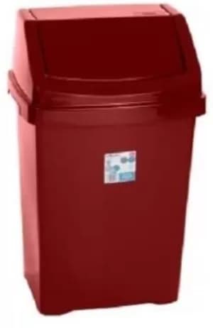 Wham Casa 15-Litre Swing Bin - Chilli Red