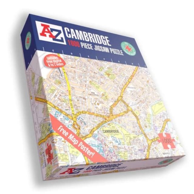 A to Z A to Z Map of Cambridge 1000 Piece Jigsaw Puzzle