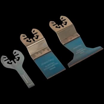 Sealey 3 Piece Oscillating Multi Tool Universal Cutting Blade Set