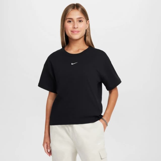 Nike Sportswear Big Kids (Girls') T-Shirt - Black S
