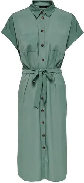 Only Onlhannover S/S Shirt Dress Medium-length dress mint