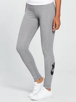 Nike Sportswear Leg A See Leggings Carbon Heather Carbon Heather Size XXL Women