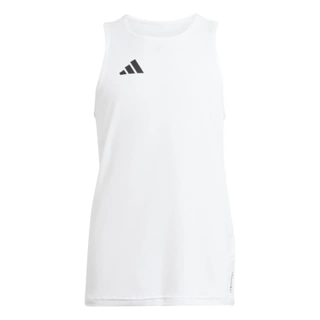 Children's tank top adidas Team Blanc Male 5/6 ans