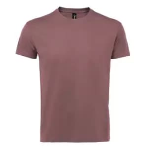 SOLS Mens Imperial Heavyweight Short Sleeve T-Shirt (3XL) (Ancient Pink)