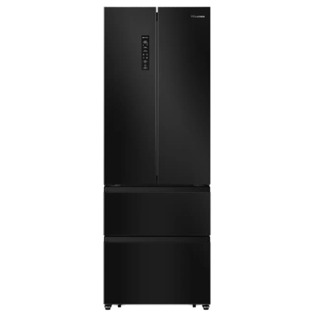 Hisense PureFlat Slim RF632N4AFC1 Total No Frost American Fridge Freezer - Black / Stainless Steel - C Rated