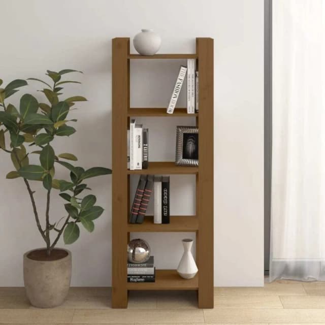 VIDAXL Vidaxl - Book Cabinet/Room Divider Honey Brown 60x35x160cm Solid Wood 8720286905302